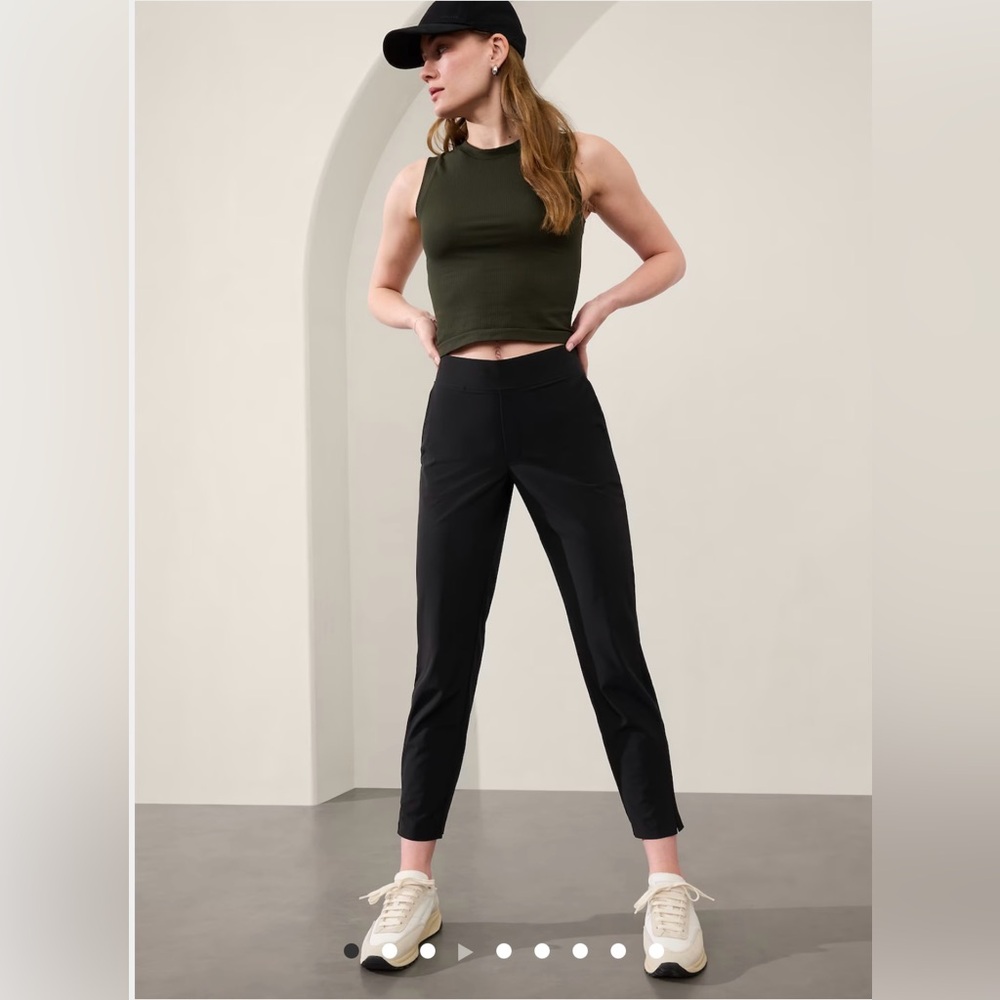 NWT Athleta Brooklyn Ankle Pant In Black | Size 2